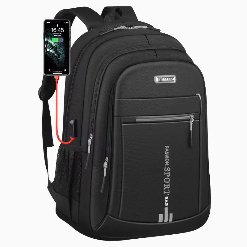 Wasserdichte, strapazierfähige Computertasche, Reise-Rucksack für Schule und Universität, Business-Laptop-Rucksäcke für Herren