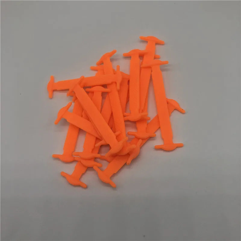 16Pcs Silicone Elastic Shoelaces Special No Tie Shoelace for Men Women Lacing Rubber Shoelaces Accessories