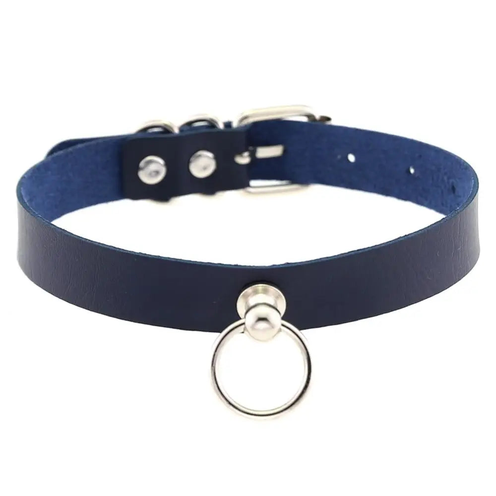 Black Goth Choker Collar for Women Necklace Fashion Gothic Choker Punk Rock Leather Choker Emo Harajuku Steampunk Jewelry