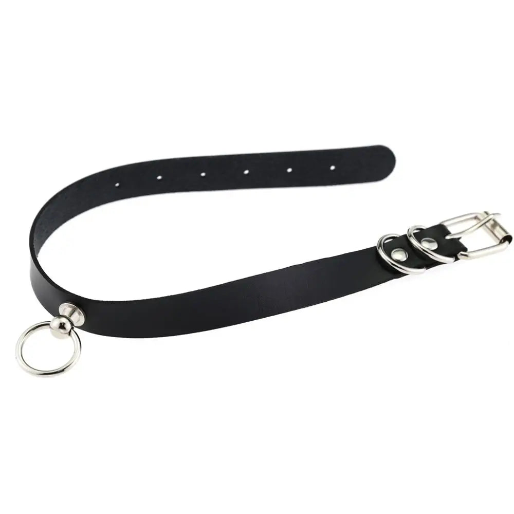 Black Goth Choker Collar for Women Necklace Fahsion Gothic Choker Punk Rock Leather Chocker Emo Harajuku Steampunk Jewelry