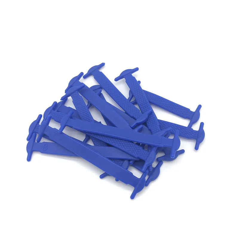 16Pcs Silicone Elastic Shoelaces Special No Tie Shoelace for Men Women Lacing Rubber Shoelaces Accessories