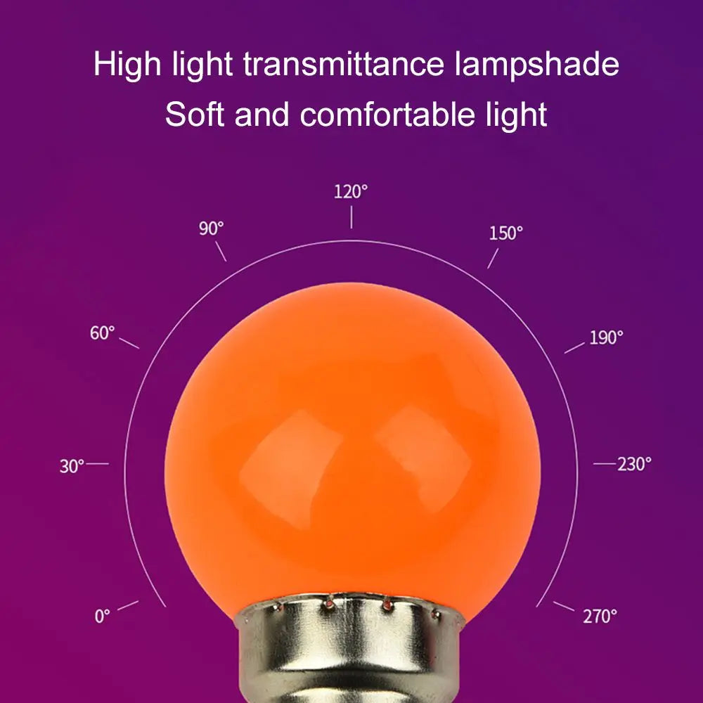 3W Led Bulb Lamp E27 B22 Colorful Led Light Lamparas Flashlight G45 Globe Bulbs Home Decor