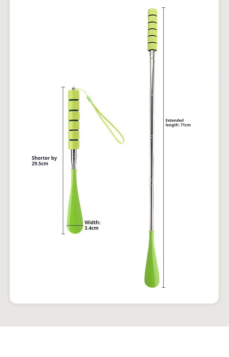 Stretchable Long Shoe horns 30cm-71cm Metal Shoehorn pregnant woman elderly Shoe spoon household Shoe spatula 1Pcs/2Pcs