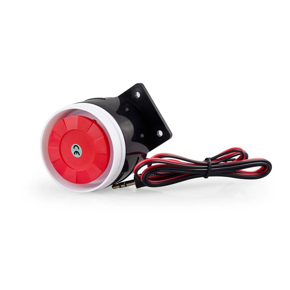 KERUI Mini Wired Siren Horn For Wireless Home Alarm Security System 120 dB Loud Siren