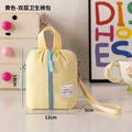 Portable Small Sanitary Pad Storage Bag Macaron Travel Toiletry Cosmetic Case Makeup Organizer Versatile