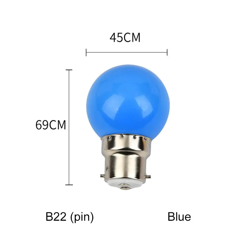 3W Led Bulb Lamp E27 B22 Colorful Led Light Lamparas Flashlight G45 Globe Bulbs Home Decor