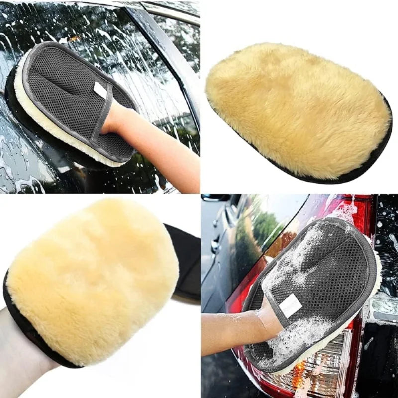 Car Styling Soft Car Wash Cleaning Glove Cleaning Brush Motorcycle Washer Care Products Automotive Cleaning Cloth Towel