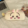 Cute animal storage bag Plush Pencil Case, Cute Anime Stationery Pouch, Large Capacity Soft Pen Bag for School Students Girls