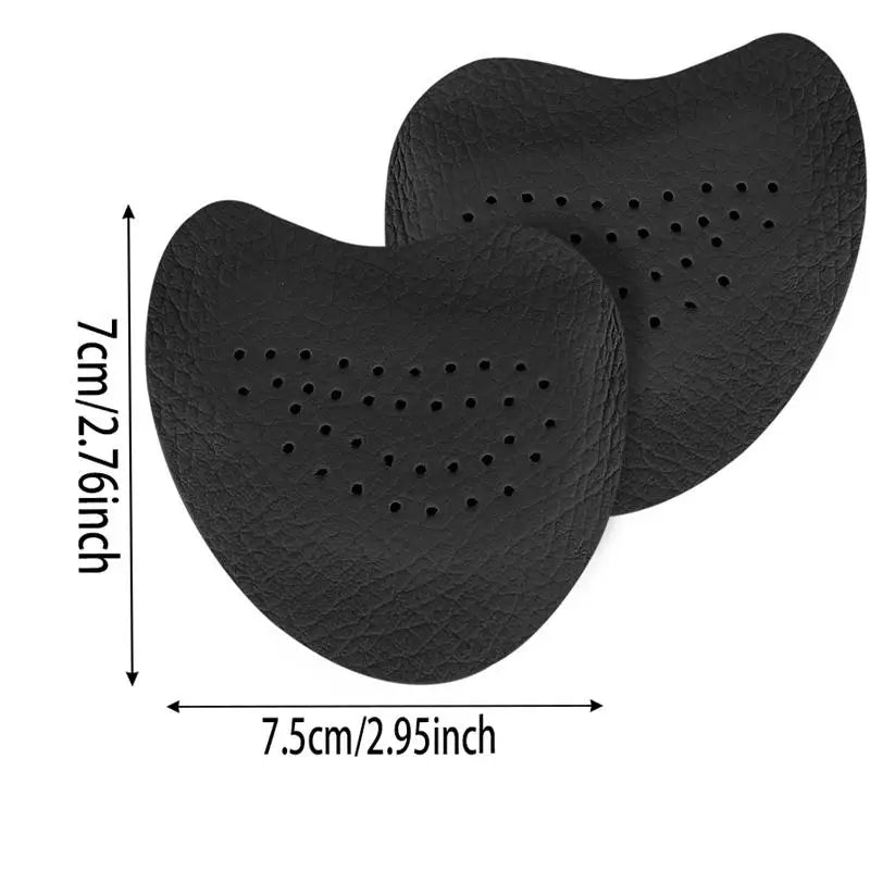 4PCS Sandals Anti-slip Stickers Leather Forefoot Pad Women High Heels Pain Relief Insert Insoles Toe Cushion Foot Care Shoes Pad