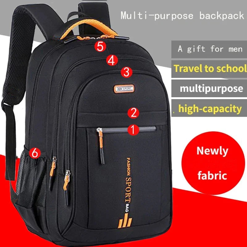 Durable Large Capacity Business Laptop Backpack for Travel Hiking Student Waterproof Backpack Multifunctional Fashion Backpacks