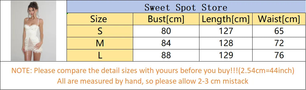 Women's White Lace Trim Corset Mini Dress Sexy Sweetheart Neck Spaghetti Strap Slit Hem 2026 Summer Leisure Nightclub Party Wear