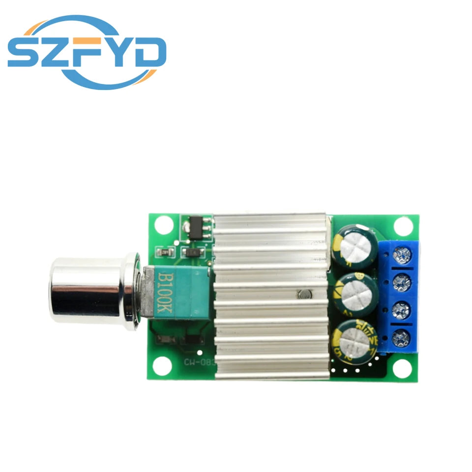 12V/24V 10A DC Motor Speed Controller – PWM Regulator with Current Control for Robotics, Electric Vehicles & Automation
