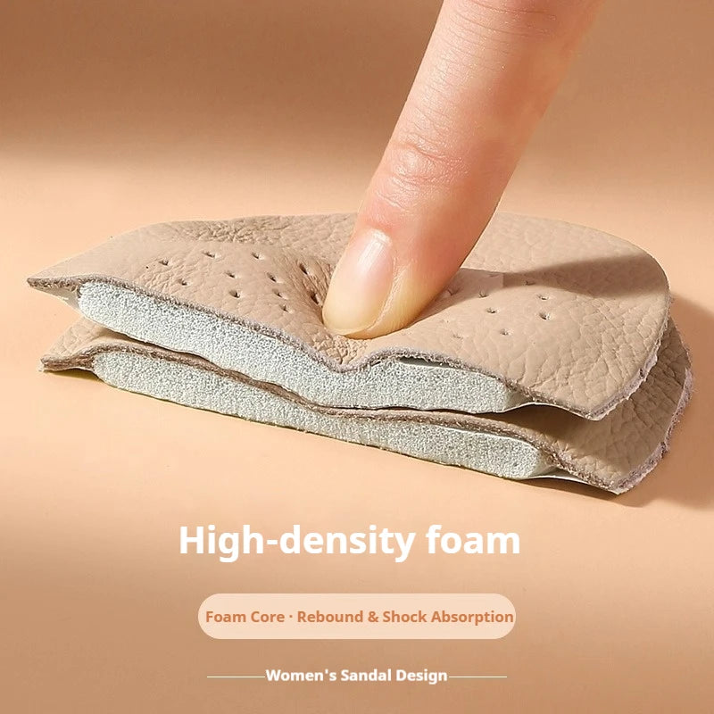 Leather Forefoot Pads for High Heels Anti-slip Stickers Summer Sandals Self-adhesive Invisible Non-slip Pad 1Pair/2Pair/3Pair