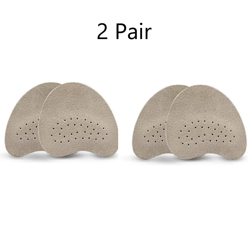 Leather Forefoot Pads for High Heels Anti-slip Stickers Summer Sandals Self-adhesive Invisible Non-slip Pad 1Pair/2Pair/3Pair