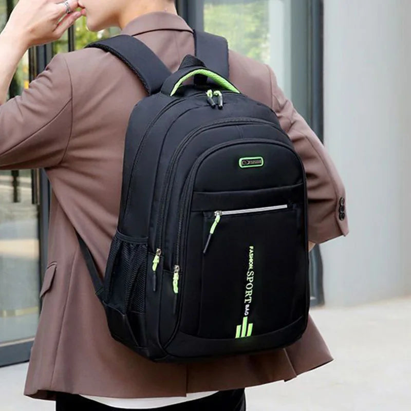 Ladies' backpack, Korean version, trendy large capacity, high school, middle school, student backpack, travel bag, comput