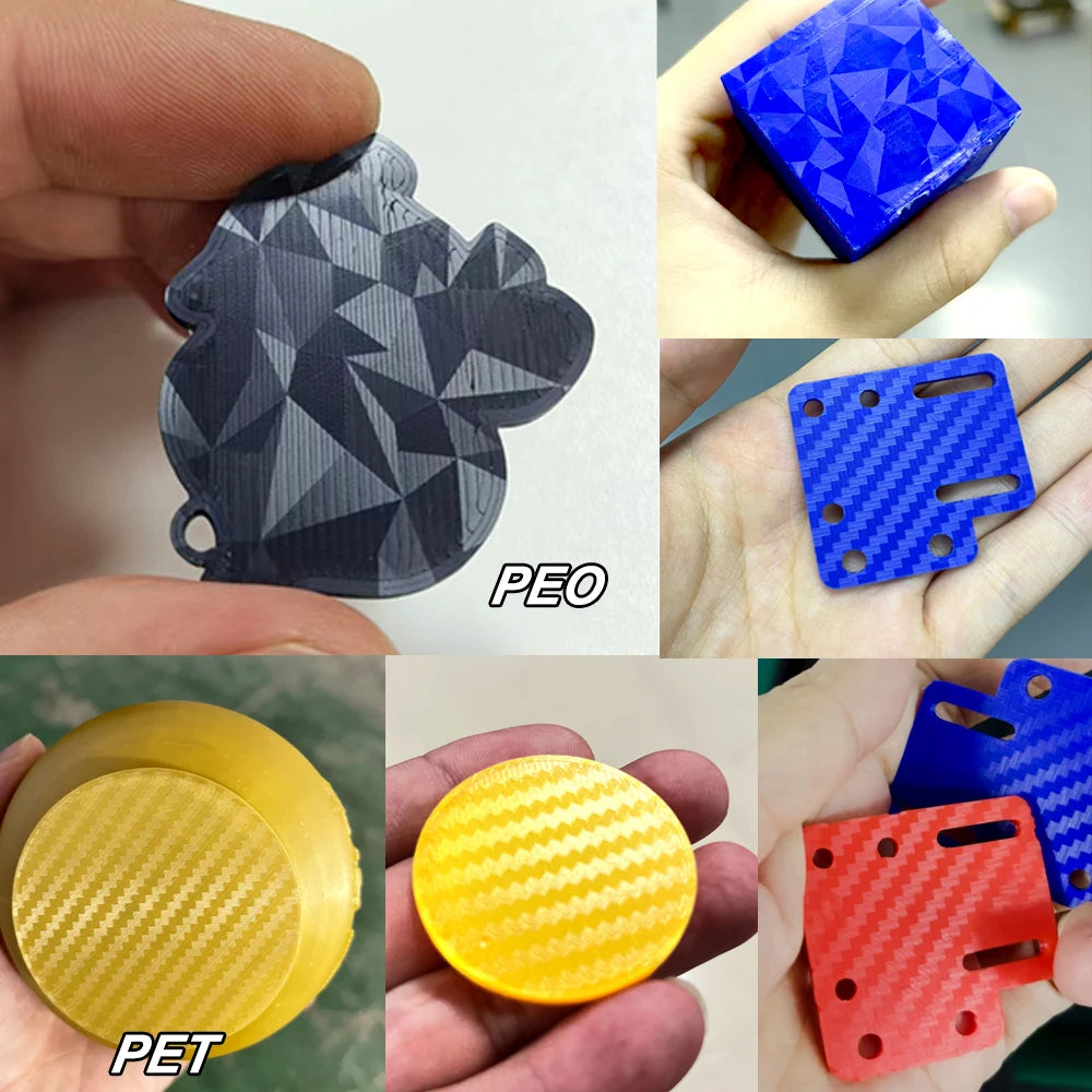 PEI Sheet PEO PET H1H PES for QIDI Plus 4, X Max 3, Q1 Pro Build Plate 330x330 310x310 250x250 Bed Accessories Silicone Socks
