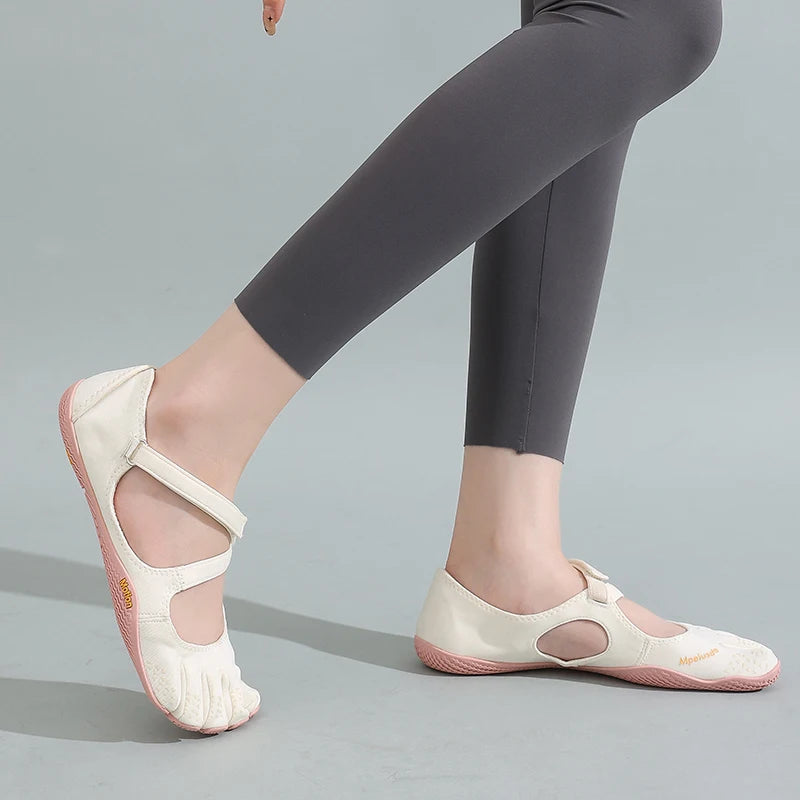 Women's Five Toe Shoes with Loop Strap - Barefoot Minimalist Flats for Hiking, Yoga, Gym Quick-Dry Water & Everyday Casual Wear