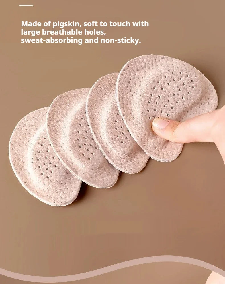 Leather Forefoot Pads for High Heels Anti-slip Stickers Summer Sandals Self-adhesive Invisible Non-slip Pad 1Pair/2Pair/3Pair