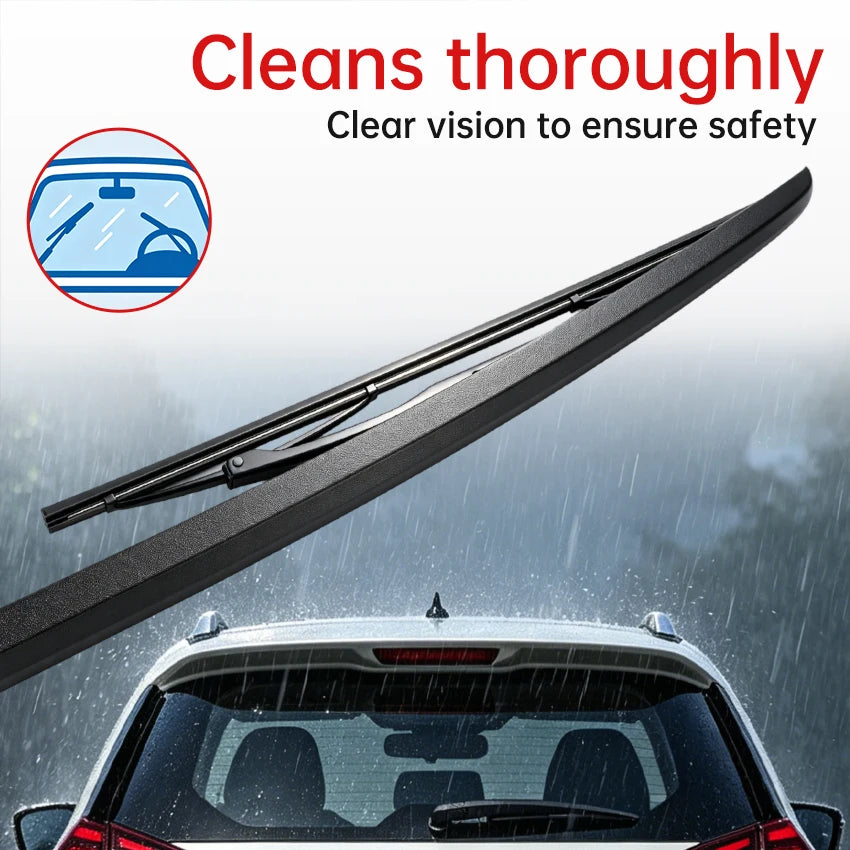 Car Rear Wiper Blades Back Window Wipers Arm For AUDI Q7 Hatchback (2006-2015) Auto Windscreen Blade Accessories