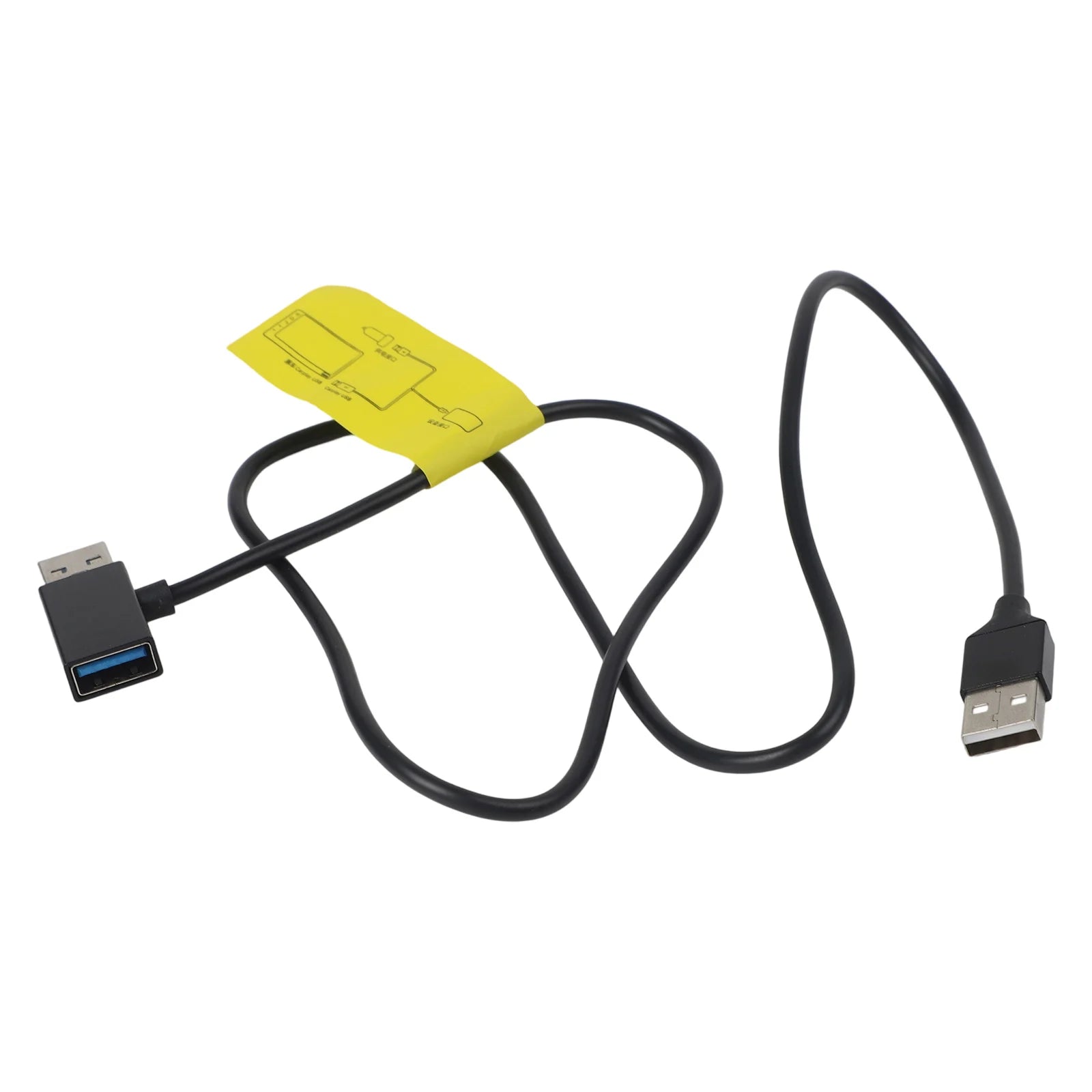 1 Pcs Car USB Splitter USB Power Data Adapter Y-Cable For Android Auto For Carplay Adapter Automotive Accessories