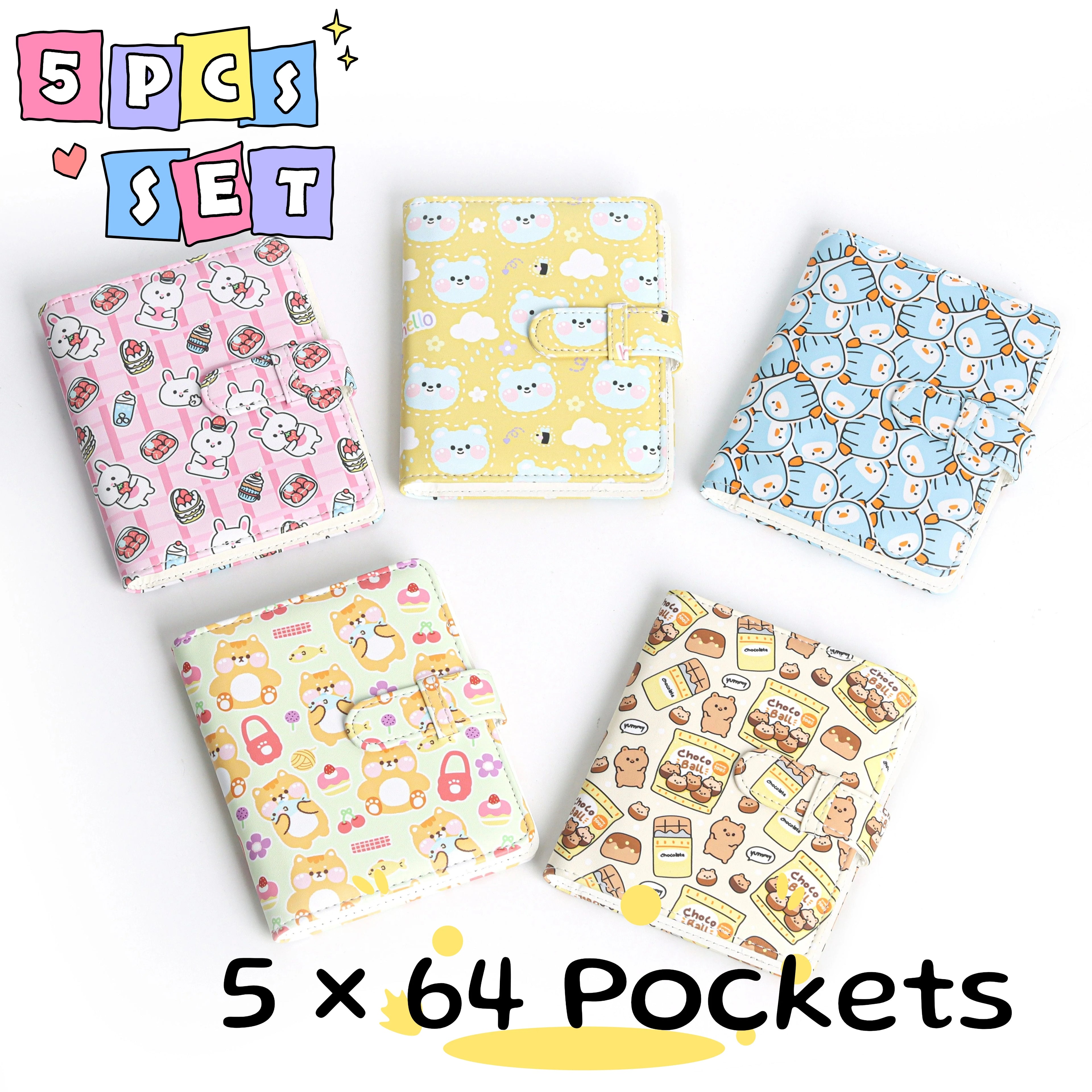 64 Pockets Cute Cartoon Instax Mini Photo Album for Fujifilm Instant Mini12 11 40 70 90 99 Liplay Link Evo - Compact & Portable
