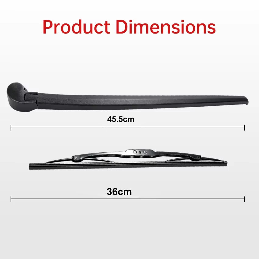 Car Rear Wiper Blades Back Window Wipers Arm For AUDI Q7 Hatchback (2006-2015) Auto Windscreen Blade Accessories