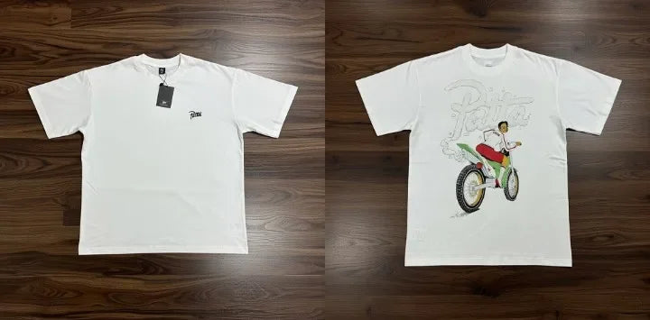 New Arrival Patta T-shirt American Street Style with Palm Tree Star Print Men's Short Sleeve Tops