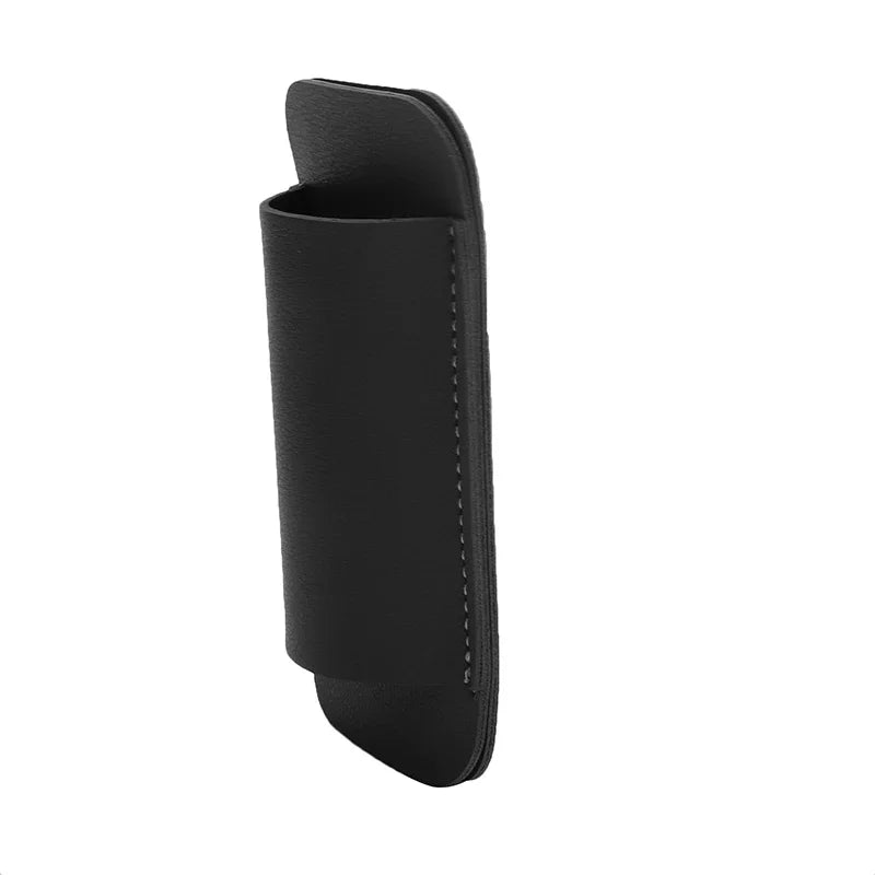 Leather Knives Sheaths EDC Leather Sheath For Folding Knives Carrier Mini Knives Flashlight Leather Holster