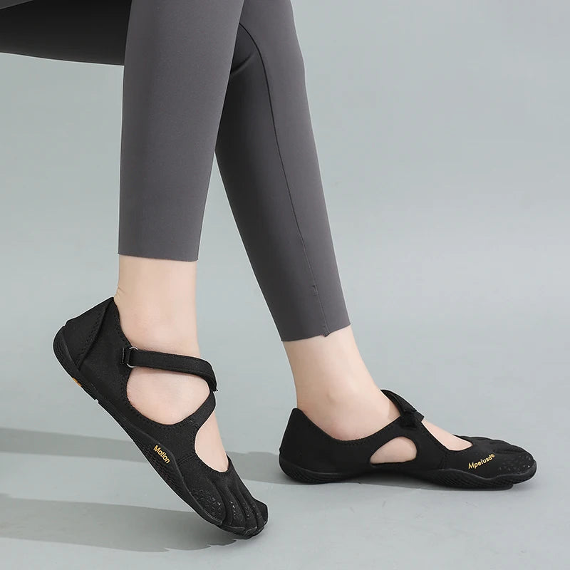 Women's Five Toe Shoes with Loop Strap - Barefoot Minimalist Flats for Hiking, Yoga, Gym Quick-Dry Water & Everyday Casual Wear