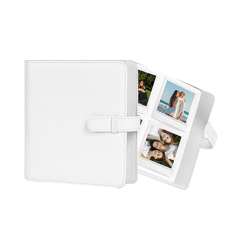 288-Card Slot Square Photo Album, Children's Growth Commemorative Photo Album, Suitable for Instax Sq1/6/10/20/40/Kodak C300R Camera Photos, Solid Color PU Photo Album, Suitable for Kodak Mini 3 Square, Mini Shot 3 Square