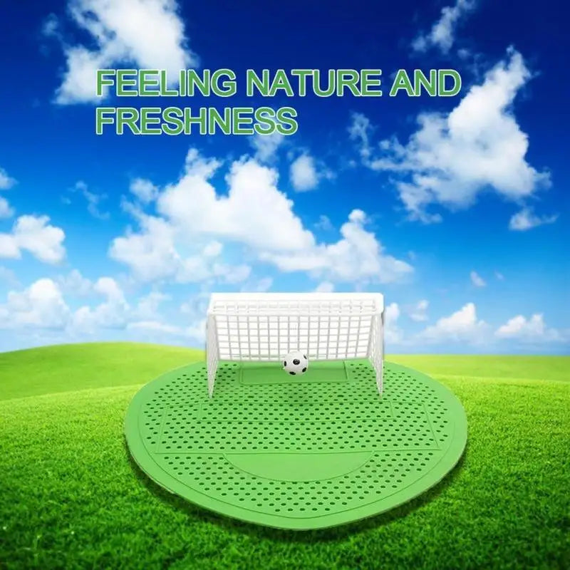 Football Shooting Mat Goal Urinal Men's Toilet Urinal Tool Football Soccer Shot Goal Urinal Filter Screen Mat Pad Home Hotel Clu