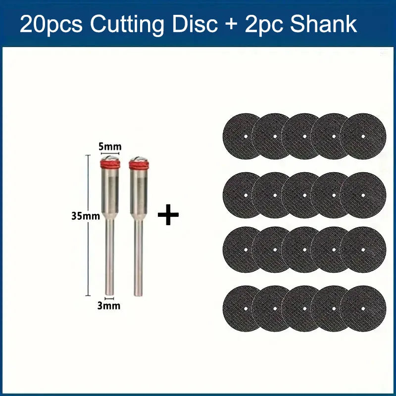 Abrasive Cutting Disc 32mm With Mandrels Grinding Wheels For Accessories Metal Cutting Rotary Tool Saw Blade