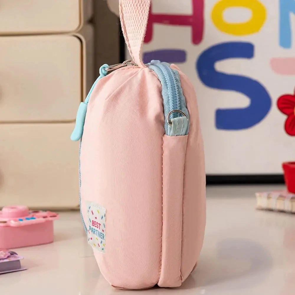 Portable Small Sanitary Napkin Storage Bag Macaron Travel Toiletry Cosmetic Case Makeup Organizer Versatile
