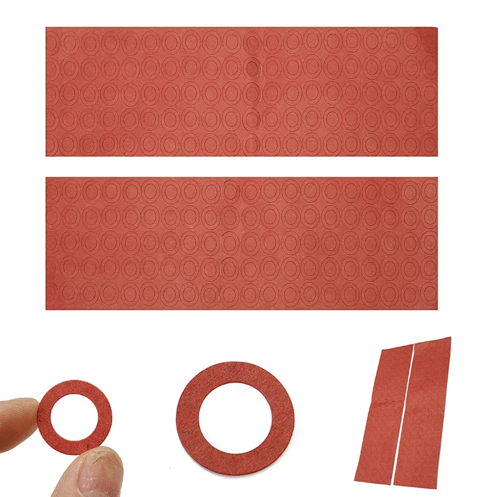 Insulating pad adhesive hardboard for 18650 battery insulation pad welding tools 200 pieces battery insulation rings