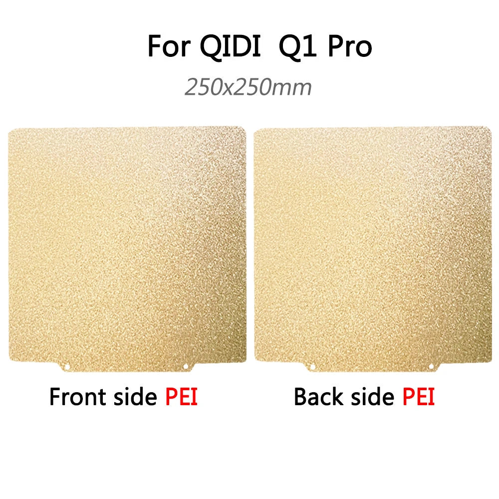 PEI Sheet PEO PET H1H PES for QIDI Plus 4, X Max 3, Q1 Pro Build Plate 330x330 310x310 250x250 Bed Accessories Silicone Socks