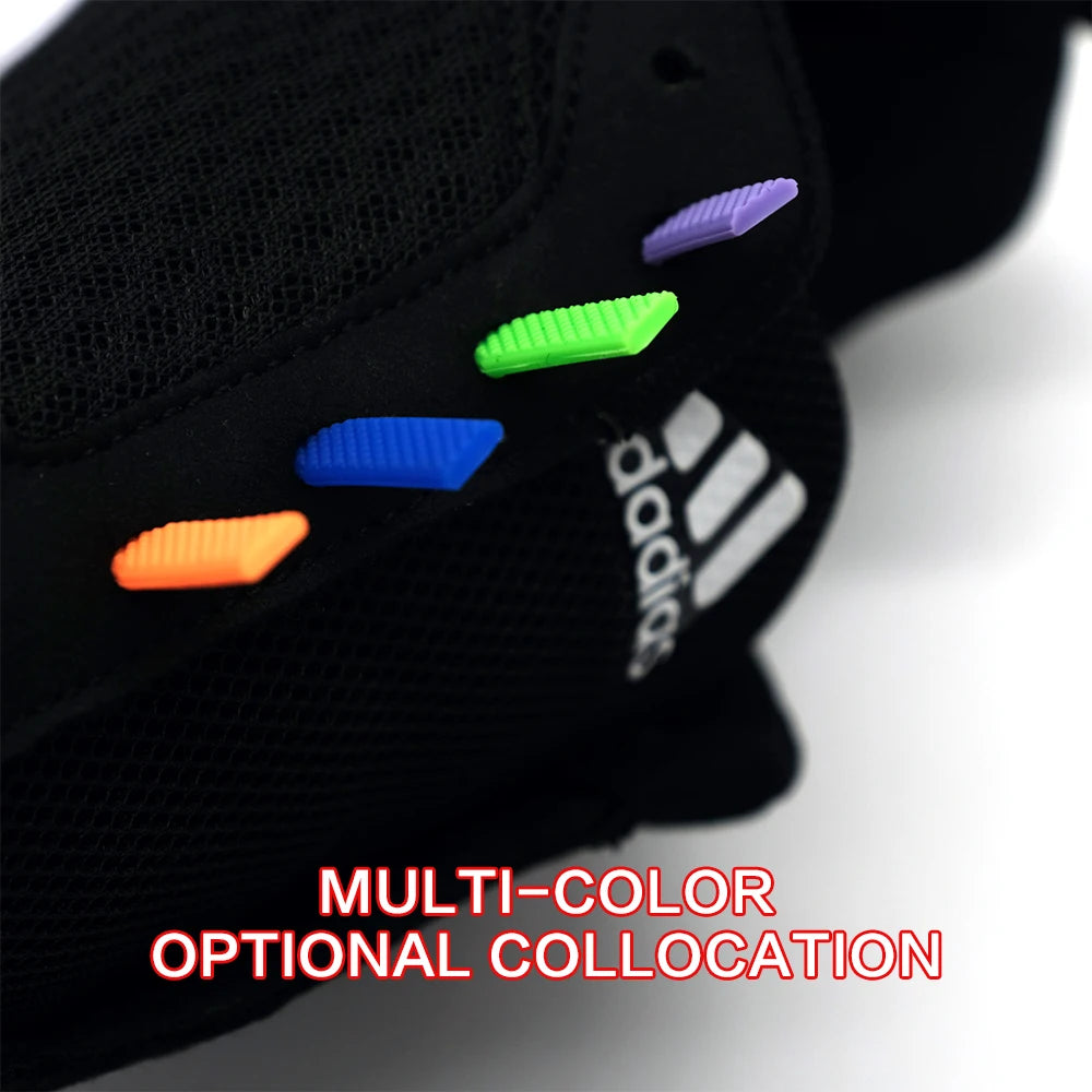 New 16Pcs Elastic Shoe Laces All Sneakers Silicone Stretch Shoelaces Unisex Fashion No Tie Shoelace Rubber Band Shoelaces