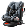 360 Swivel Toddler Car Seat with Retractable Support Anti-Tip Leg, ISOFIX Mount Safety System, Dual SIP Side Impact Module, Integrated Skeleton Shell, Forward and Rearward Facing Multi-Age Child Seat