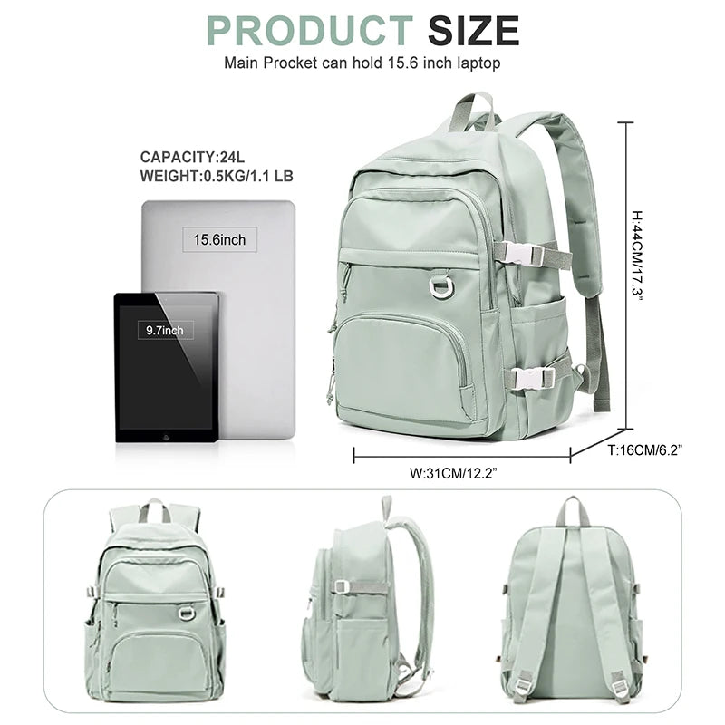School Backpack for Women Teenagers Girls Boys Children's School Bag Casual Travel Laptop Backpack College Bookbag Work Daypack