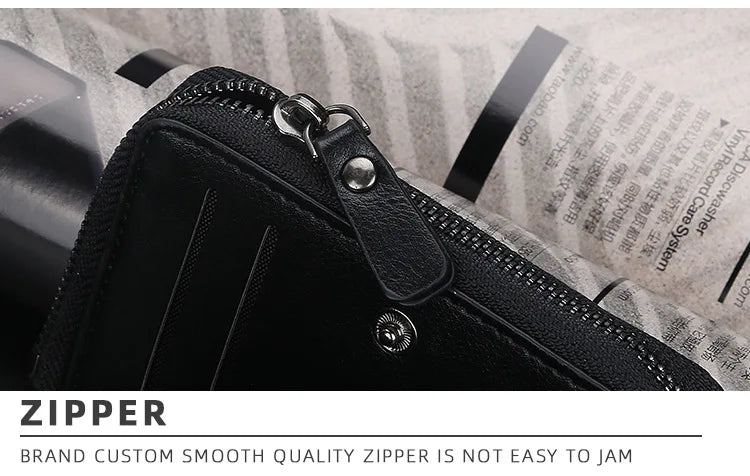 Baellerry PU Leather Men Wallets High Quality Zipper Short Desigh Card Holder Male Purse Vintage Coin Holder Men Wallets