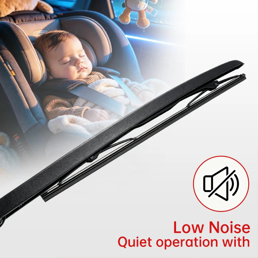 Car Rear Wiper Blades Back Window Wipers Arm For AUDI Q7 Hatchback (2006-2015) Auto Windscreen Blade Accessories