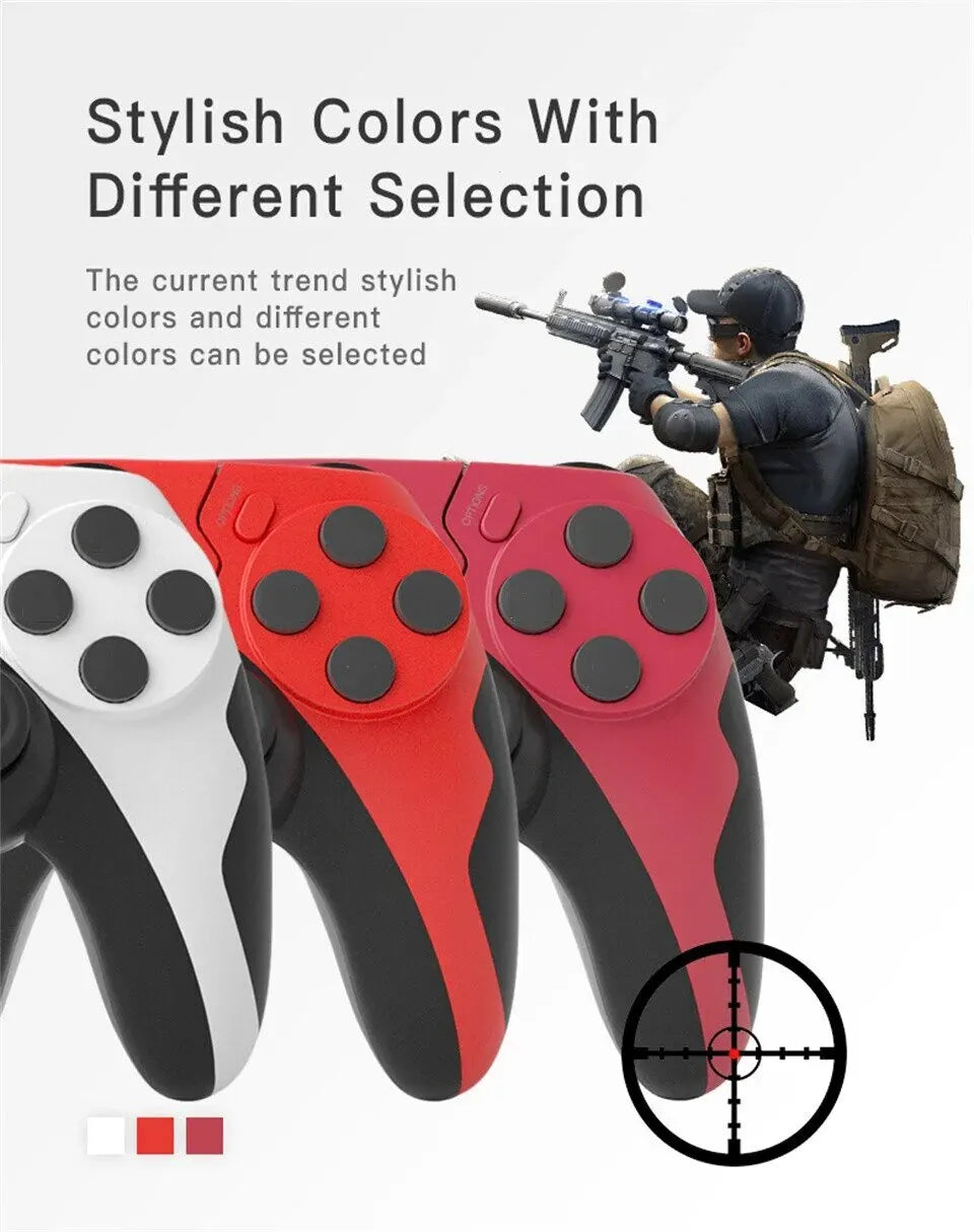 GAMINJA P48 Wireless Gamepad with Six Axis Gyroscope Game Controller For PS4 PS3 Console Wins 7 8 10 Dual Vibration PC Joystick switch controller pubg xbox one xbox one controller xbox one controller