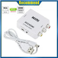 RCA To HDMI Converter with USB Cable 1080P AV To HDMI Adapter AV2HDMI AV/CVSB To HDMI-compatible AV To HDMI Switch HD-MI Adapter