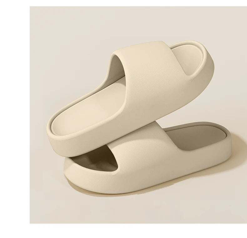 Men's Slippers for Summer Outdoor Wear, Indoor Thick-Soled Bathroom Shower, Anti Slip and Cool Slippers for Men