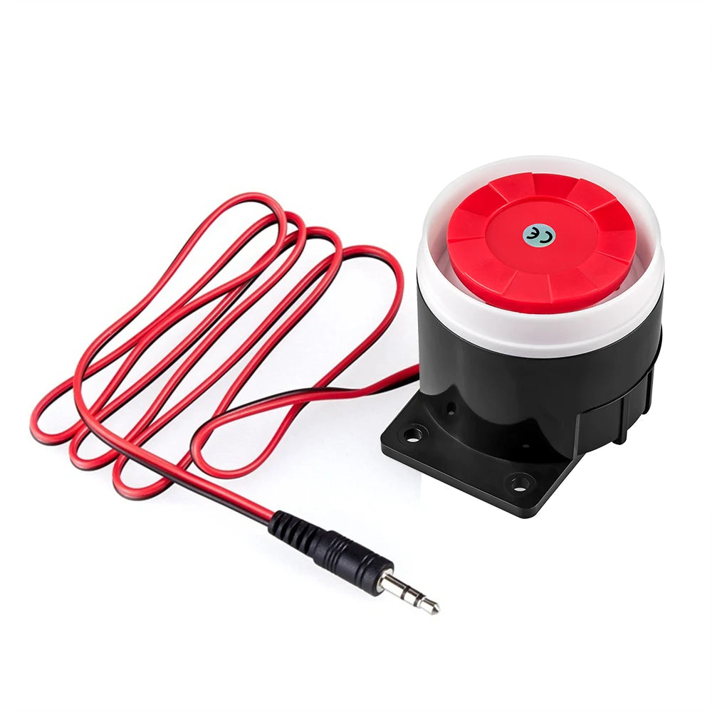 KERUI Mini Wired Siren Horn For Wireless Home Alarm Security System 120 dB Loud Siren