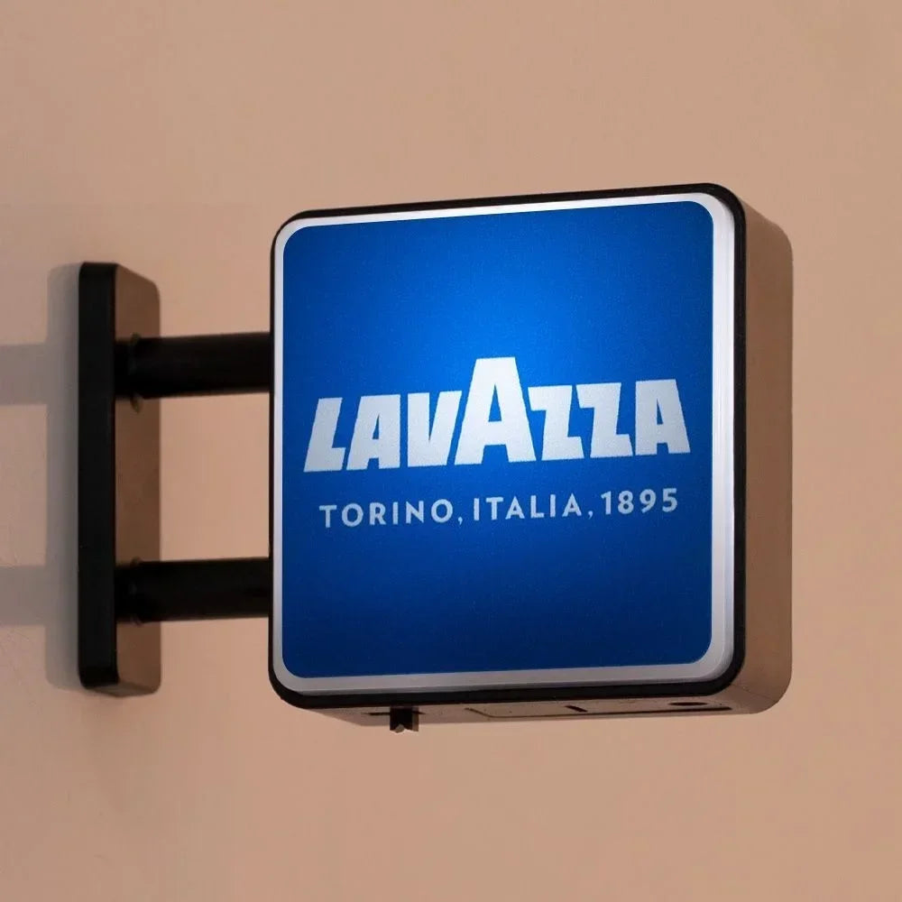 World Classic Coffee Brands Light Sign Refrigerator Magnet Coffee Machine Decor Arabica Lavazza Illy Blue Bottle Peet's Coffee