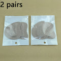 2 Pairs of Forefoot Pads Made of High-Quality Leather, Soft, Shock-Absorbing, Sweat-Absorbing, Breathable, Waterproof, Anti-Wear, Self-Adhesive Half-Size Pads Suitable for Sandals and High Heels, Shock-Absorbing Slim Design,