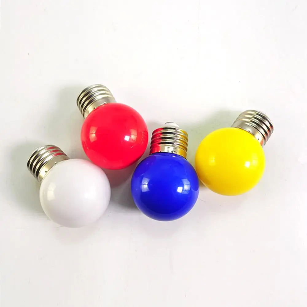 3W Led Bulb Lamp E27 B22 Colorful Led Light Lamparas Flashlight G45 Globe Bulbs Home Decor