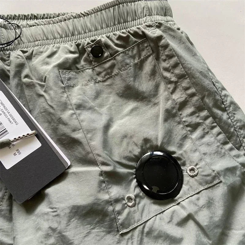 Top quality luxury knee-length summer youth leisure sports nylon shorts loose men's beach 5-point pants