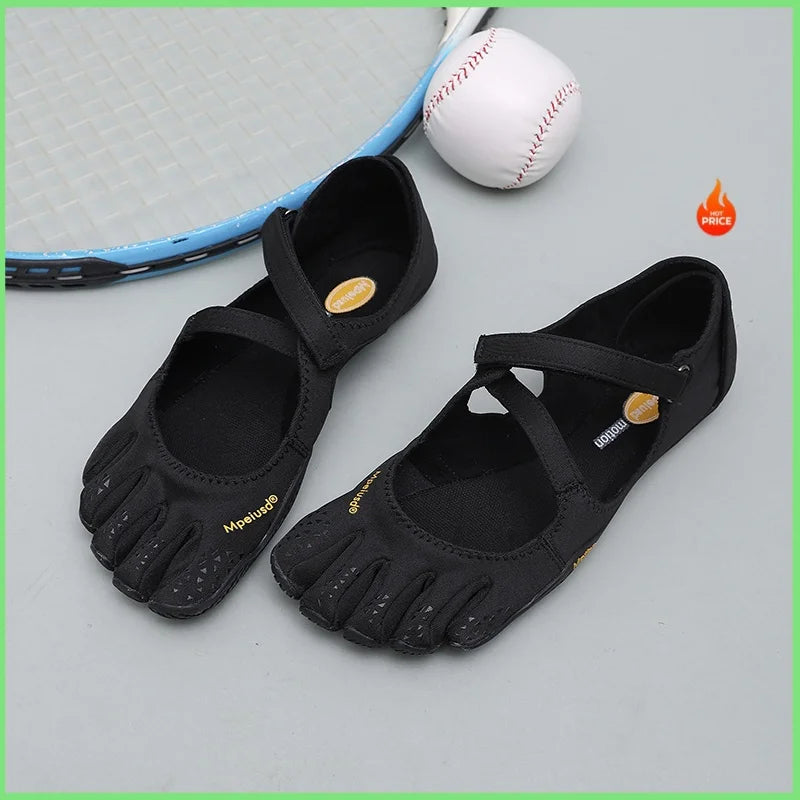 Women's Five Toe Shoes with Loop Strap - Barefoot Minimalist Flats for Hiking, Yoga, Gym Quick-Dry Water & Everyday Casual Wear