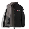 new men's fleece with fleece thickened warm windproof outdoor casual storm jacket fashion men's coat